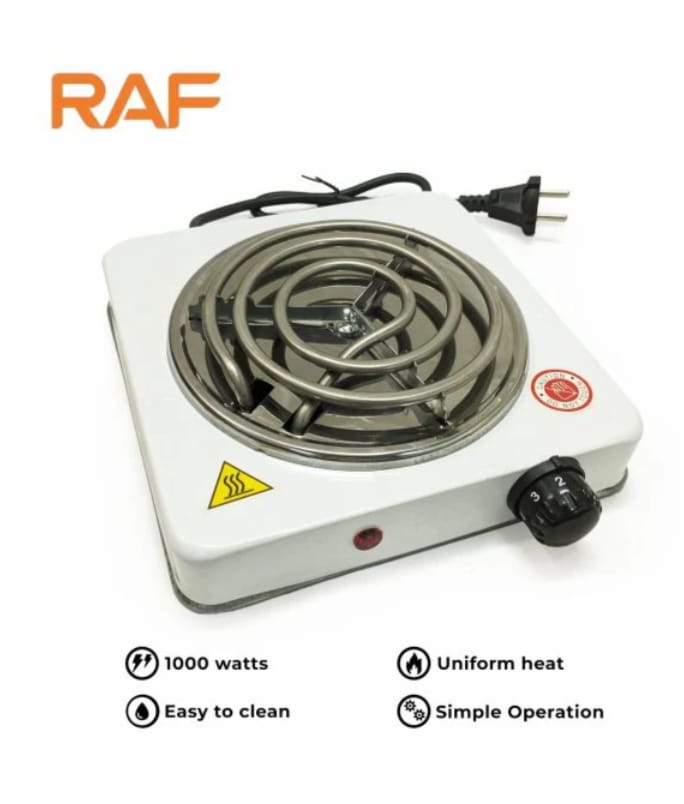 Electric Stove For Cooking, Hot Plate Heat Up In Just 2 Mins, Easy To Clean, (random Color )